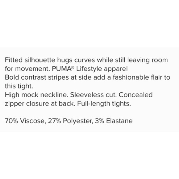 Puma T7 High Neck Jumpsuit - Picture 4 of 4